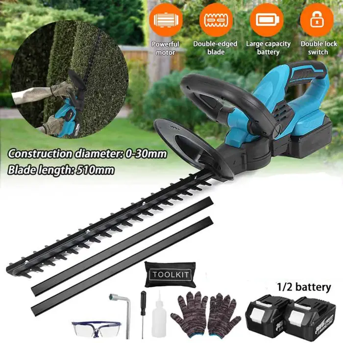 Outil de jardinage électrique, taille-haie sans fil à batterie lithium