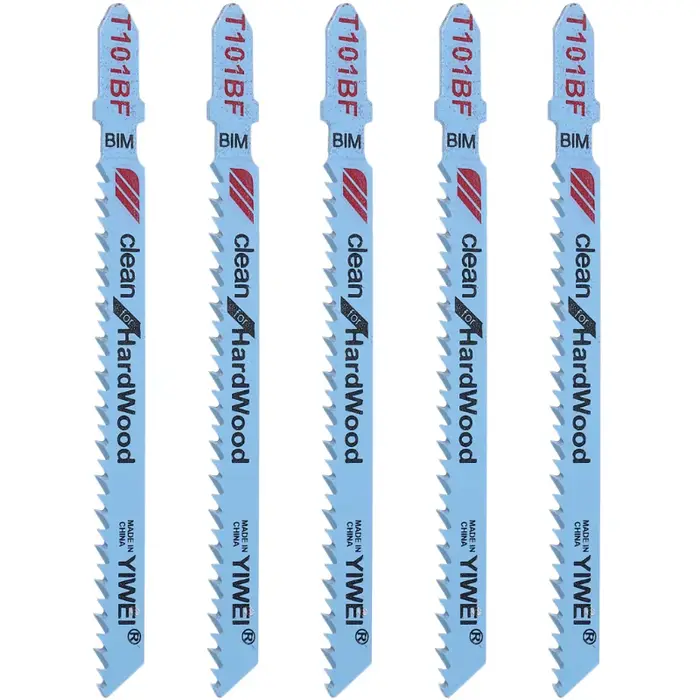 Scie sauteuse tgsm bf bi-métal à tige en t, outil de coupe sphérique propre pour bois dur, 5 pièces
