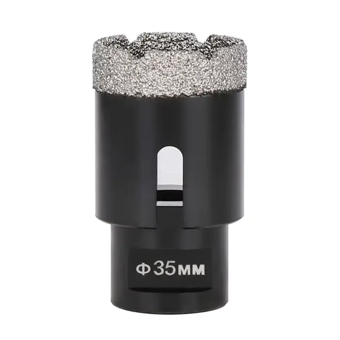 A69EM14 filetage sec brasé sous vide marbre maçonnerie trou scie ouvreur diamant forage noyau peu pour carrelage