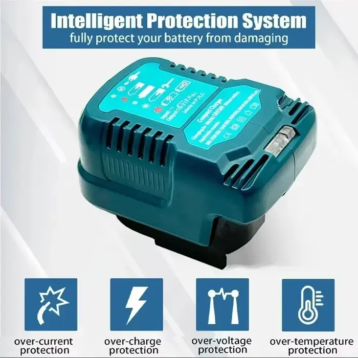 Pour HIKOKI 18V Li-Ion Batteries 12V/24V Portable Mini chargeur de voiture allume-cigare prise remplacement