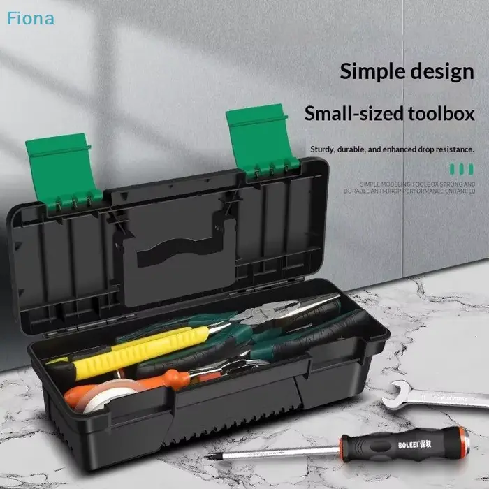 ♬ Boîte à outils en plastique de 10 pouces