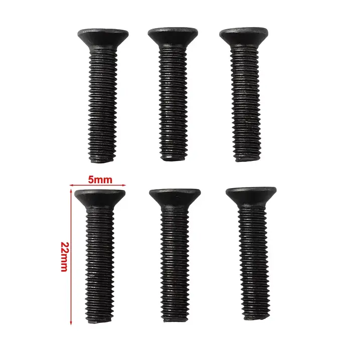 Vis de fixation à tête fraisée plate pour mandrin de perceuse 1/2''UNF 3/8''UNF
