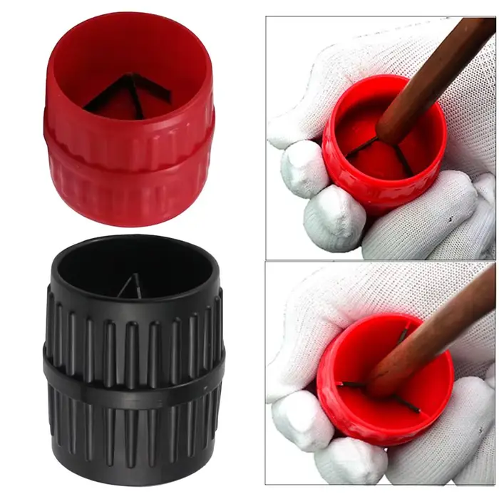 Alésoir de chanfrein d'outil d'ébavurage robuste de tuyaux métalliques de Tube externe interne