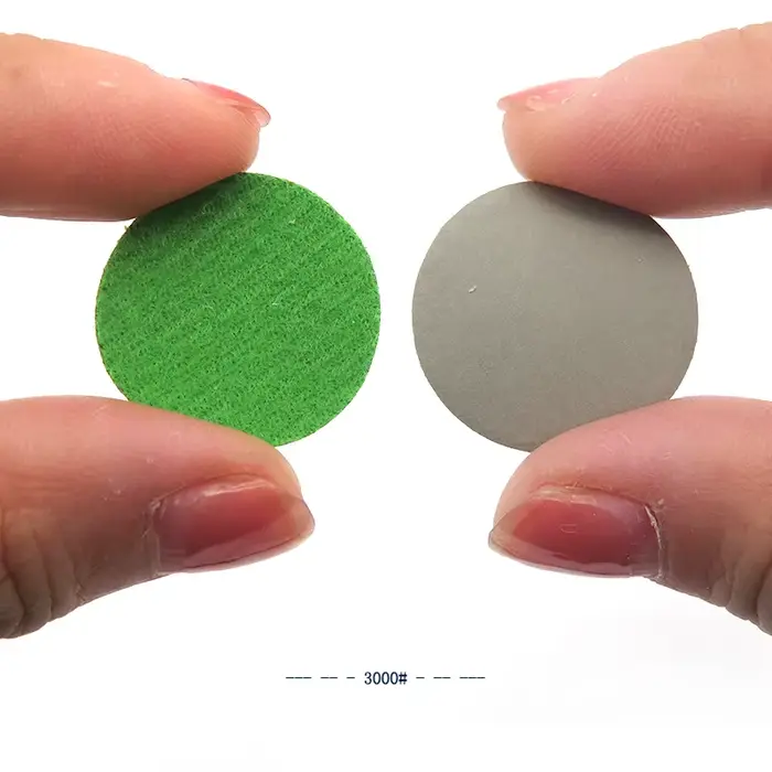121 pièces ensemble 1 pouce papier de verre humide et sec disque de ponçage boucle de crochet avec tampon