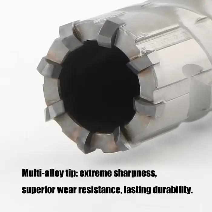 Foret pour béton armé SDS-Plus à tête de lame en alliage dur taille 10-40mm