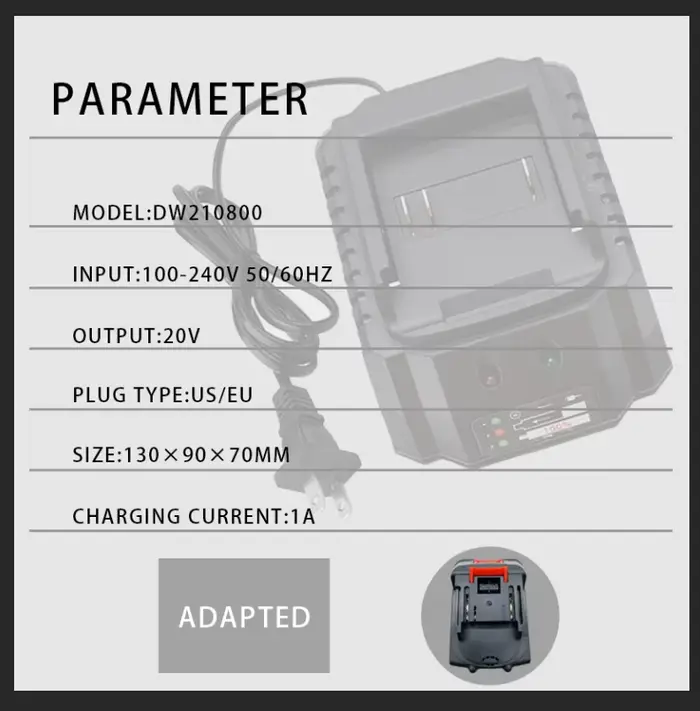 Chargeur pour outils électriques Makita 18V 21V