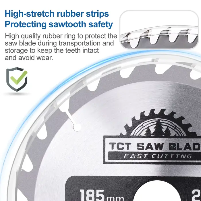 CMCP 185mm lame de scie circulaire en carbure 20/ 24/40/48/60T disque de coupe TCT