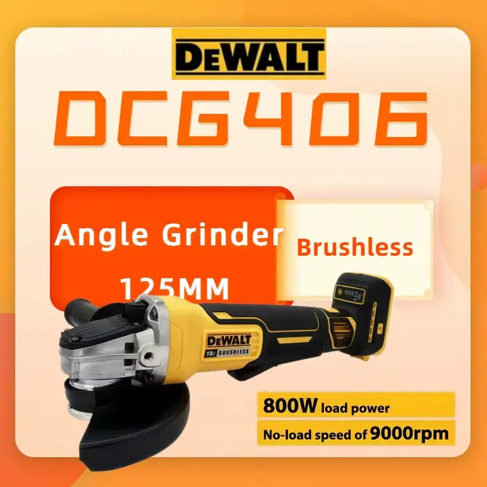 Meuleuse d'angle sans fil Dewalt DCG406 125 mm haute performance