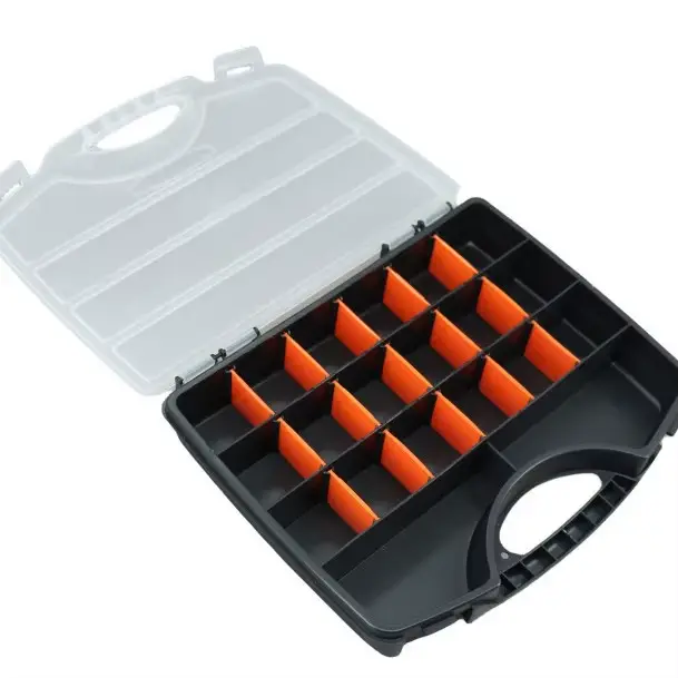 Boîte de pièces d'outils en plastique