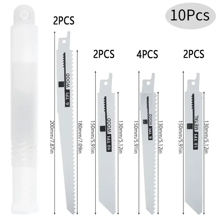 10/12/14 pièces scie à main multi-outils lame de scie HCS lame de scie alternative scie sabre pour c