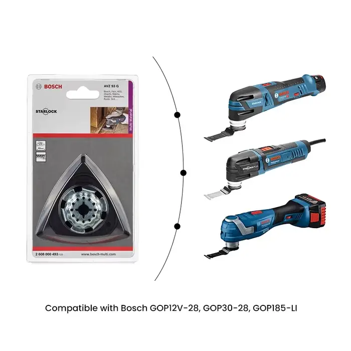 Bosch STARLOCK plaque de ponçage AVZ 93 G lame de scie oscillante