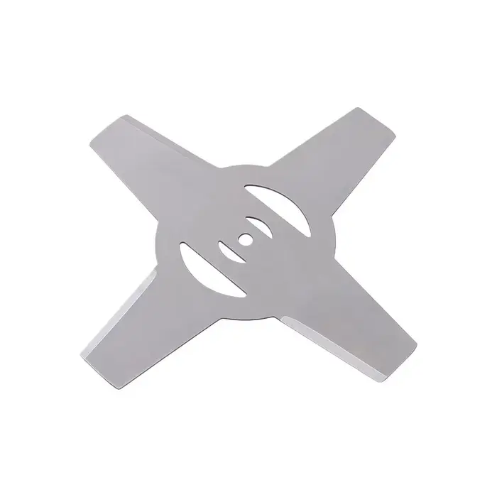 Lames universelles de tête de débroussailleuse en métal de 150 mm 4T pour tondeuse à gazon électriqu