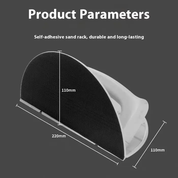 1 ensemble de ponceuse d'angle en plastique