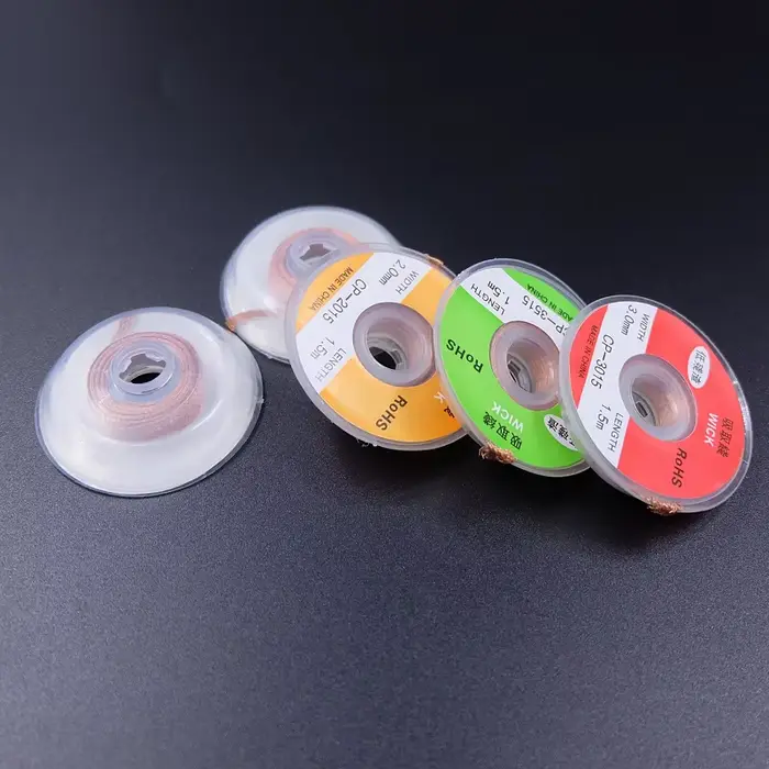 Dissouder ruban tressé cuivre soudage soudure soudure dissolvant 1/1.5/2/2.5/3/4mm fil à souder mèch