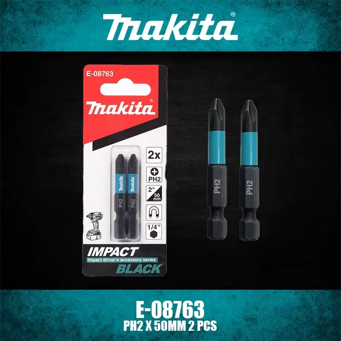 Makita Impact Black Screwdriving Drill Drive Bit Driving Set Power Tool Driver