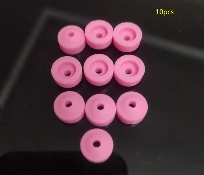 20/50pcs perceuse à ongles Protection en plastique bouchons roses utilisés sur 3/32 "forets