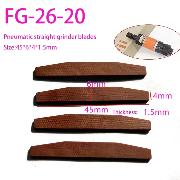 Lames de rechange originales pour turbine de meuleuse Fuji FG2620