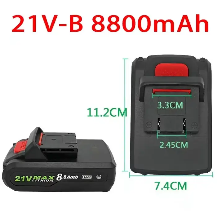Nouveau 21V 36v batterie 9.8Ah perceuse électrique outil