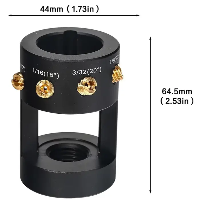 Meuleuse d'affûtage d'électrode en tungstène, outil de soudage TIG avec fente de coupure, multi-angl