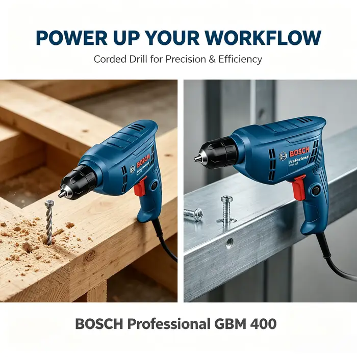 Perceuse électrique Bosch GBM400