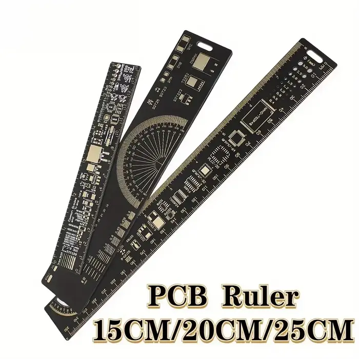 Règle de mesure multifonctionnelle pour PCB de 15 cm/20 cm/25 cm