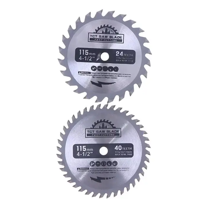Lame de scie circulaire 115mm 24T/40T