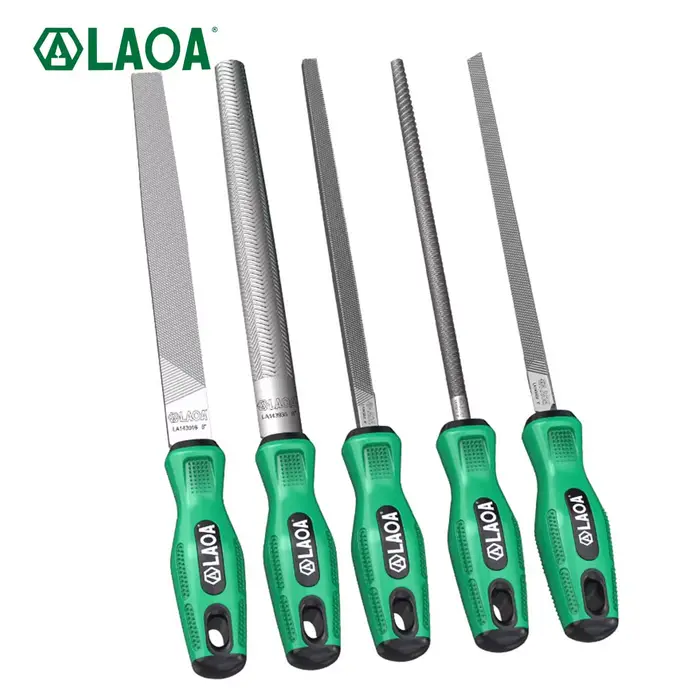 LAOA assortiment de fichiers ensemble 10 pièces outils à main de précision en acier à haute teneur en carbone pour métal bois bricolage affûtage professionnel lissage