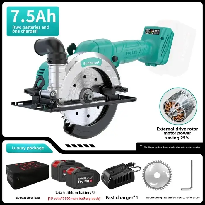 Scie circulaire sans fil 110V/220V 55 pouces