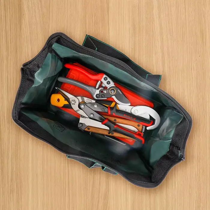 AIRAJ 13 Pouce Outil Sac Électricien Multifonctionnel Forte Durable Oxford Épaissie Bois De Stockage Portable Sac De Poche