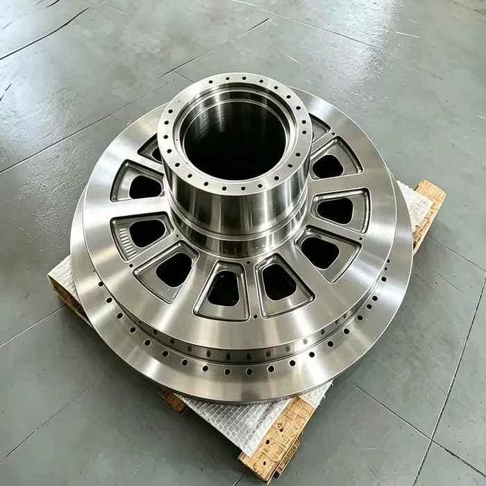 Pièce de rechange pour machine-outil : Arbre central de table rotative usiné CNC sur mesure, équipem