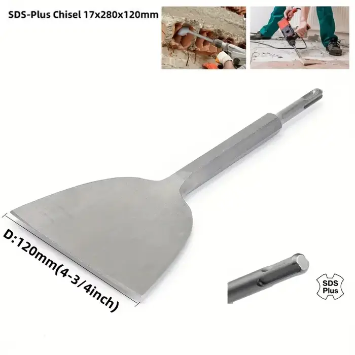 SDS Plus foret à percussion électrique à tige ronde rainure ciseau plat maçonnerie