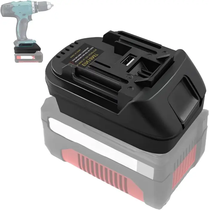 Adaptateur de batterie EIN18MT pour convertir les batteries Li-ion Einhell 18V en outils électriques