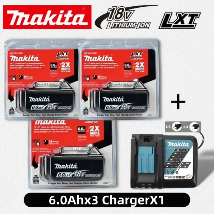 đ€ 100% vĂ©ritable Makita 6Ah pour batterie