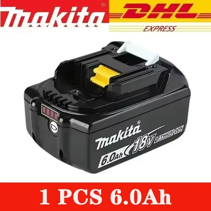 Perceuse à percussion sans fil Makita DDF487 rouge et noire, 18V lithium-ion, haute puissance, visse