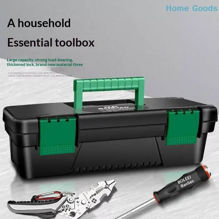Boîte à outils en plastique de 10 pouces