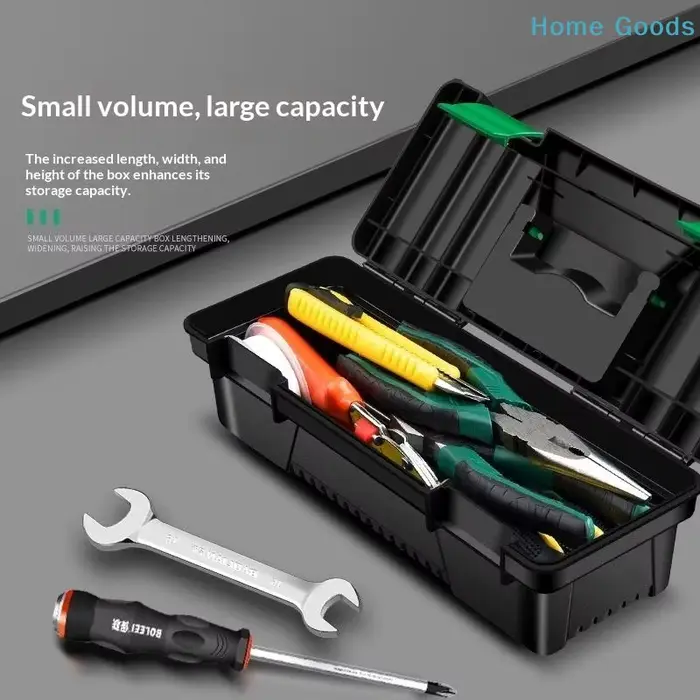 Boîte à outils en plastique de 10 pouces