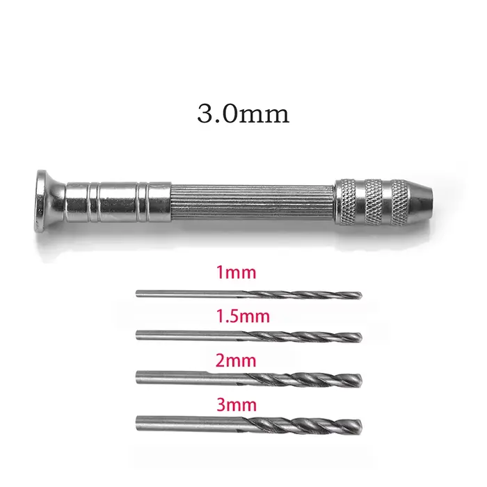 Perceuse à main en métal, résine Uv, moule époxy, outils, vis de forage, bricolage, bijoux, outils f