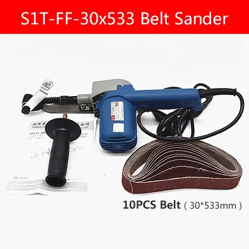 Ponceuse à bande électrique haute puissance 220V 550W 30*533mm