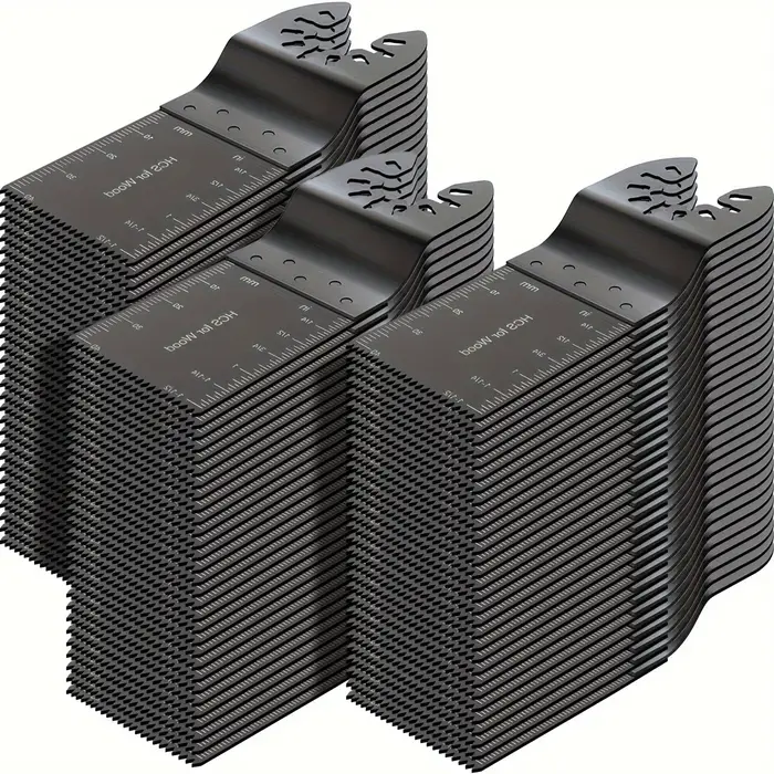 Paquet de 10/100 lames de scie oscillantes universelles pour bois