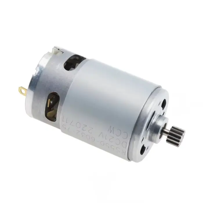 1 pièces nouveau moteur 21V RS550 DC 14 dents 8.2mm moteur de tronçonneuse au Lithium 28000 tr/min m