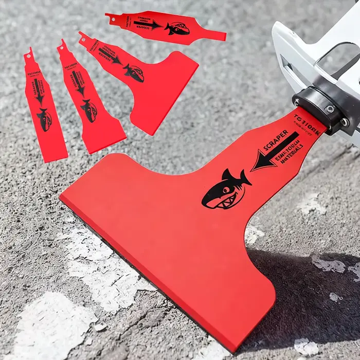 Lames de grattoir de scie alternative 4 pièces, outil de nettoyage de carrelage en acier à haute ten