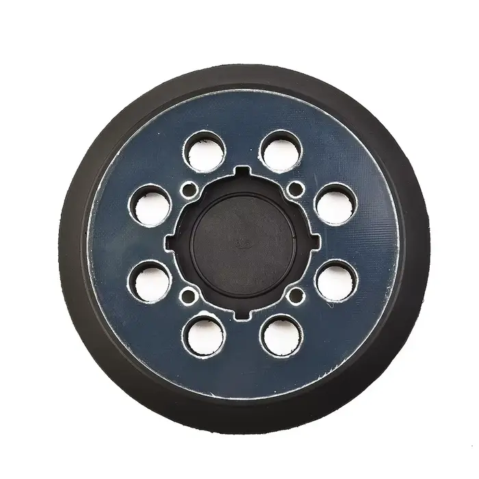 Disque de ponçage de 5 pouces, 125mm, tampon de support, roue Abrasive à crochet et boucle à 8 trous