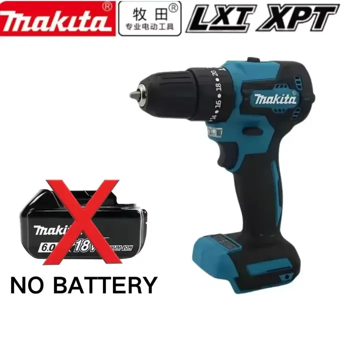 Makita DDF487 Perceuse-visseuse électrique sans balais au lithium, visseuse électromécanique, batter