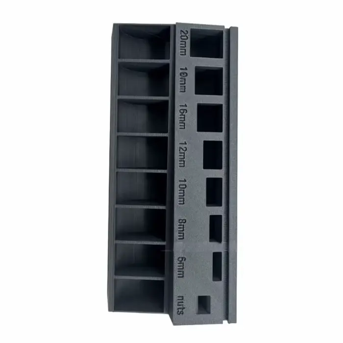 Organisateur de vis à grande capacité à compartiments multiples pour boulons M3 imprimés en 3D – Tri