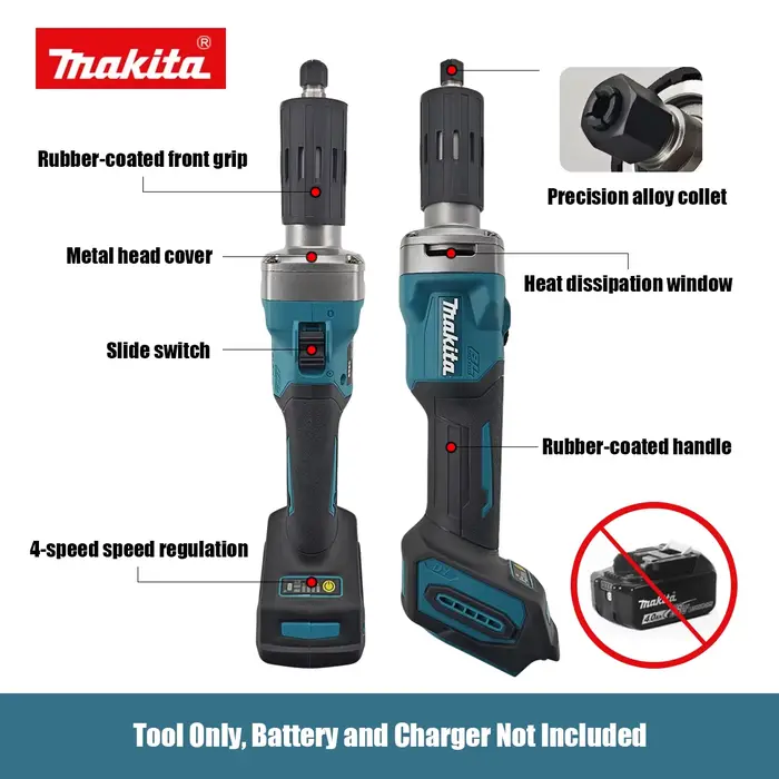 Meuleuse sans fil Makita à moteur sans balais
