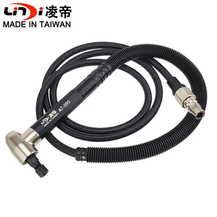 Lingdi-Stylo de meulage pneumatique à coude AT-095, résistant à l'air, 3mm, 90