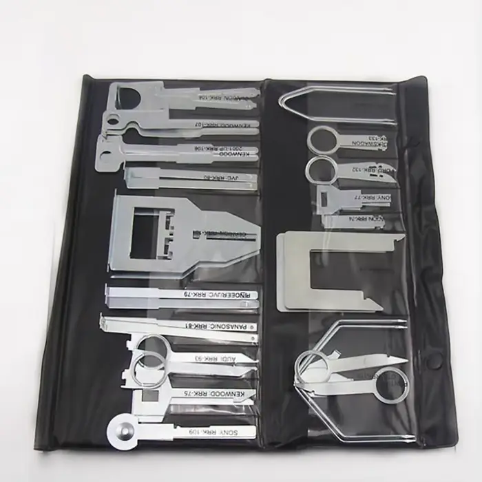 38 pièces/ensemble outil de démontage Audio automatique нар ради® Kit d'outils de clé de retrait de Radio stéréo de
