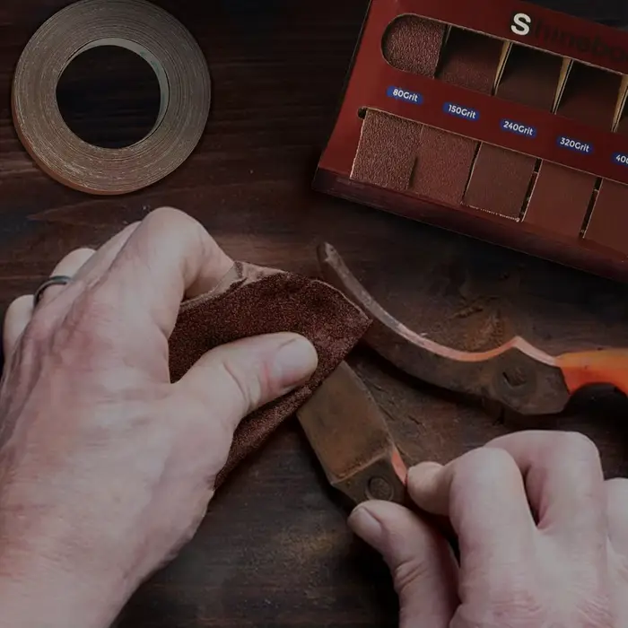 Rouleau de papier de verre de 6M (grain 80/150/320) – Feuilles abrasives en tissu émeri pour ponceuse à tambour