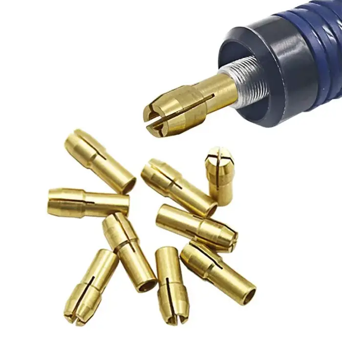 10/20 pièces 3.0mm Mini perceuse en laiton pince mandrin adaptateur Micro Dremel outil rotatif brico