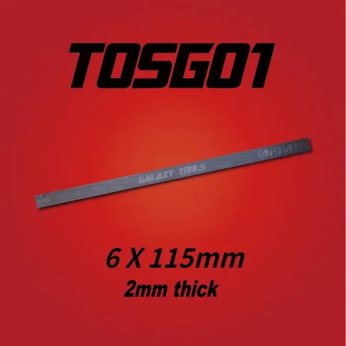 GALAXY Tool T05G01/T05G02 3mm/6mm coudé/en forme d'éventail fichier de meulage assemblage modèle out